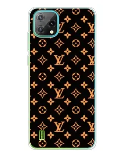 Чехол для Blackview Oscal C60 с картинкой «Золотая монограмма LV»