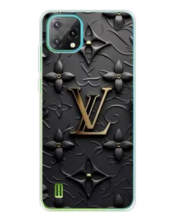 Чехол для Blackview Oscal C60 с картинкой «Кожаная текстура LV»