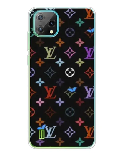 Чехол для Blackview Oscal C60 с картинкой «Цветная монограмма LV» Чехол для Blackview Oscal C60 с картинкой «Цветная монограмма LV»