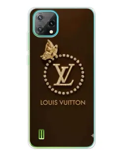 Чехол для Blackview Oscal C60 с картинкой «LV — золотая печать»