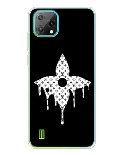 Чехол для Blackview Oscal C60 с картинкой «Цветочная монограмма» Чехол для Blackview Oscal C60 с картинкой «Цветочная монограмма»