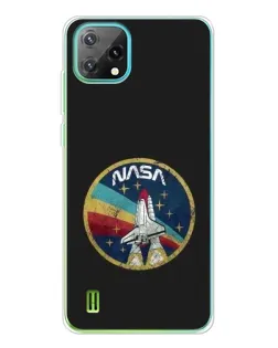 Чехол для Blackview Oscal C60 с картинкой «NASA — эмблема миссии»