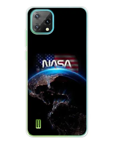 Чехол для Blackview Oscal C60 с картинкой «Земля из космоса NASA»