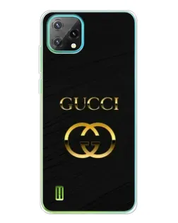 Чехол для Blackview Oscal C60 с картинкой «Золотой логотип Gucci»