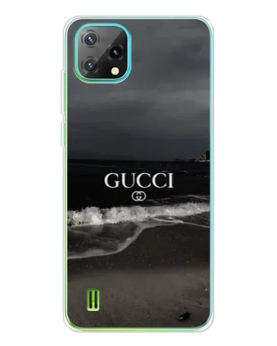 Чехол для Blackview Oscal C60 с картинкой «Gucci — морской прибой»