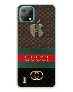 Чехол для Blackview Oscal C60 с картинкой «Gucci — брендированный десерт»