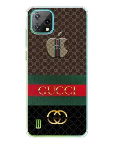 Чехол для Blackview Oscal C60 с картинкой «Gucci — брендированный десерт»