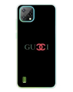 Чехол для Blackview Oscal C60 с картинкой «Gucci — красный градиент»