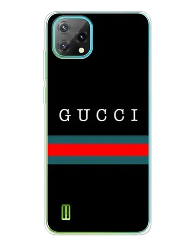 Чехол для Blackview Oscal C60 с картинкой «Gucci — красный пояс»