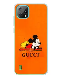 Чохол для Blackview Oscal C60 з картинкою «Міккі Маус Gucci — помаранч»