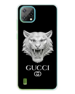 Чохол для Blackview Oscal C60 з картинкою «Gucci — срібний лев»
