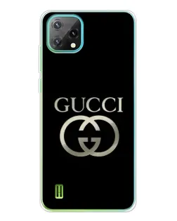 Чохол для Blackview Oscal C60 з картинкою «Gucci — золото на чорному»