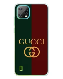 Чохол для Blackview Oscal C60 з картинкою «Gucci — темно-зелений градієнт»