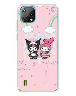 Чехол для Blackview Oscal C60 с картинкой «My Melody и Kuromi»