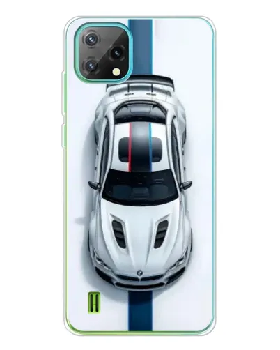 Чехол для Blackview Oscal C60 с картинкой «Вид сверху — BMW M»