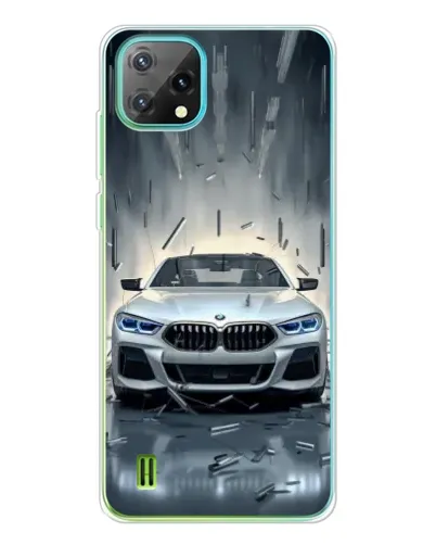 Чехол для Blackview Oscal C60 с картинкой «BMW в свете фар»