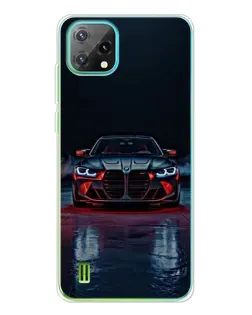Чехол для Blackview Oscal C60 с картинкой «BMW на мокрой дороге»