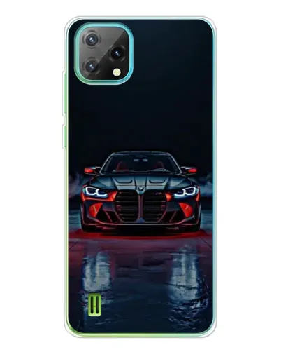 Чехол для Blackview Oscal C60 с картинкой «BMW на мокрой дороге»