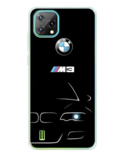 Чехол для Blackview Oscal C60 с картинкой «Минималистичный принт BMW M3»