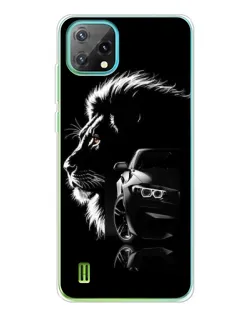 Чехол для Blackview Oscal C60 с картинкой «BMW и лев»