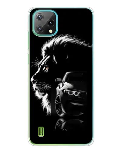 Чехол для Blackview Oscal C60 с картинкой «BMW и лев»