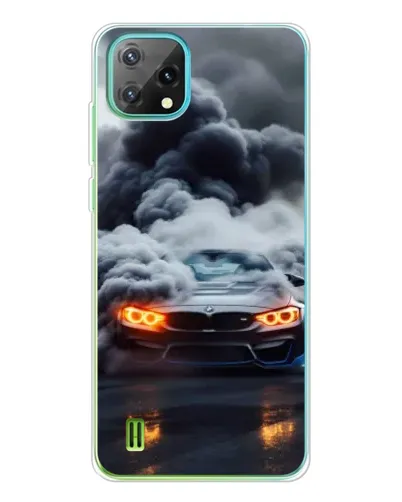 Чехол для Blackview Oscal C60 с картинкой «BMW в дыму»