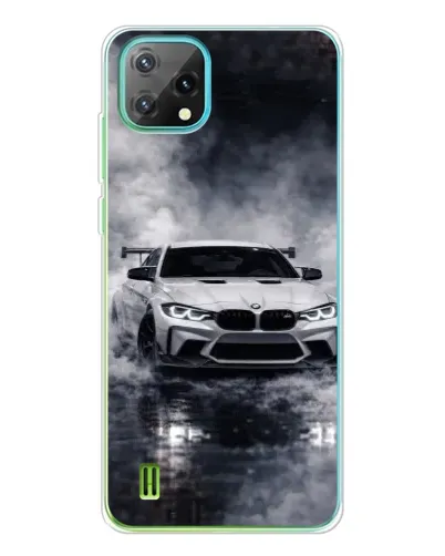 Чехол для Blackview Oscal C60 с картинкой «BMW сквозь туман»