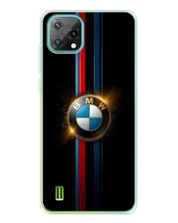 Чехол для Blackview Oscal C60 с картинкой «BMW M-Power неон»