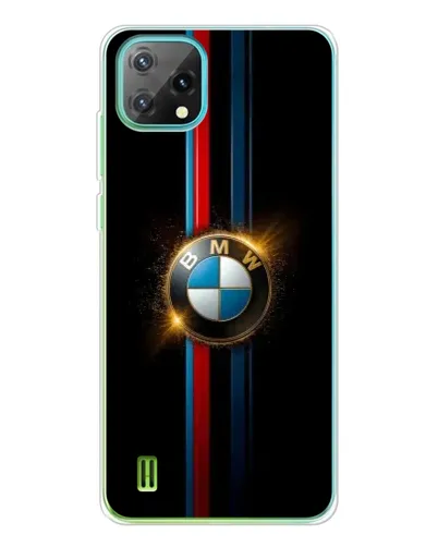 Чехол для Blackview Oscal C60 с картинкой «BMW M-Power неон»