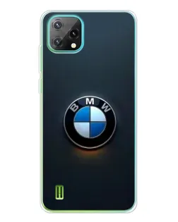 Чехол для Blackview Oscal C60 с картинкой «Логотип BMW — минимализм»