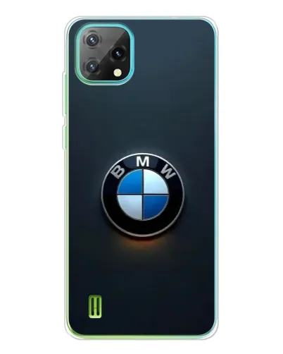 Чехол для Blackview Oscal C60 с картинкой «Логотип BMW — минимализм»