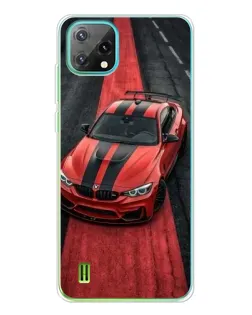 Чехол для Blackview Oscal C60 с картинкой «BMW на красной дорожке»