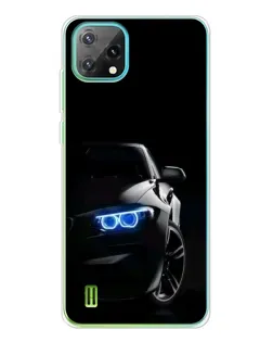 Чехол для Blackview Oscal C60 с картинкой «BMW — ночной взгляд»