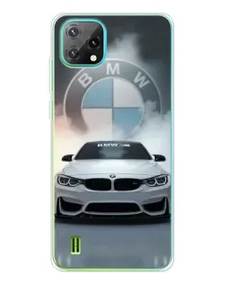Чехол для Blackview Oscal C60 с картинкой «BMW в белом дыму»