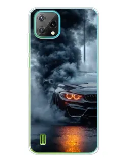 Чехол для Blackview Oscal C60 с картинкой «BMW M-Power — абстракция»