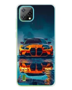 Чехол для Blackview Oscal C60 с картинкой «BMW — золотая эмблема»