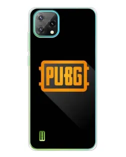 Чехол для Blackview Oscal C60 с картинкой «PUBG — рамка лого»