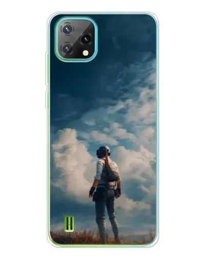 Чехол для Blackview Oscal C60 с картинкой «Герой PUBG на скале» Чехол для Blackview Oscal C60 с картинкой «Герой PUBG на скале»