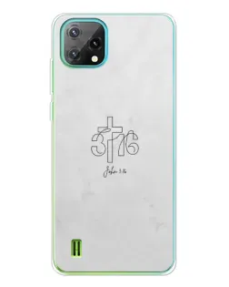 Чохол для Blackview Oscal C60 з картинкою «Івана 3:16 Хрест»