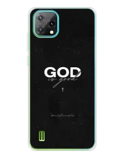 Чехол для Blackview Oscal C60 с картинкой «GOD — Бог над всем»