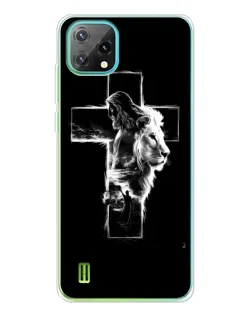 Чехол для Blackview Oscal C60 с картинкой «Сияющий крест Jesus»