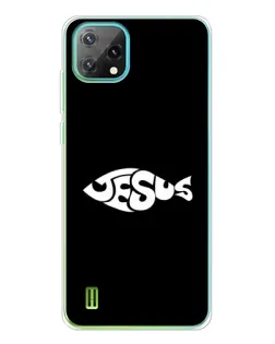 Чехол для Blackview Oscal C60 с картинкой «Рыба Jesus»