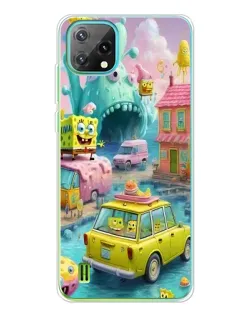 Чехол для Blackview Oscal C60 с картинкой «Монстр-трак приключения»