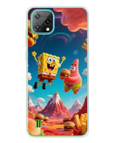 Чехол для Blackview Oscal C60 с картинкой «Космический фастфуд» Чехол для Blackview Oscal C60 с картинкой «Космический фастфуд»