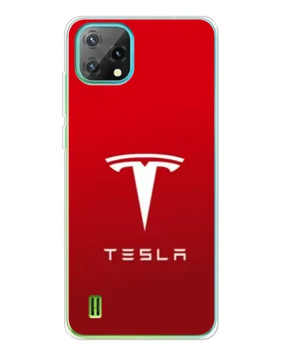 Чехол для Blackview Oscal C60 с картинкой «Tesla Red Classic»