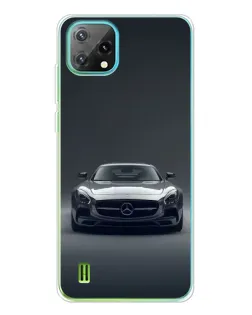 Чехол для Blackview Oscal C60 с картинкой «Mercedes на черном»