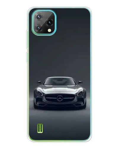 Чехол для Blackview Oscal C60 с картинкой «Mercedes на черном»