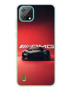 Чехол для Blackview Oscal C60 с картинкой «Mercedes AMG — красная линия»