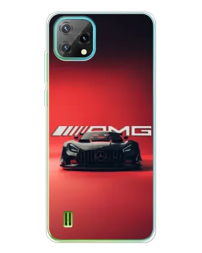 Чехол для Blackview Oscal C60 с картинкой «Mercedes AMG — красная линия»