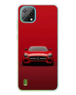 Чехол для Blackview Oscal C60 с картинкой «Красный Mercedes AMG»